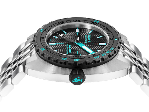 Doxa SUB 300 Beta Ceramic Steel Aquamarine Bracelet Watch