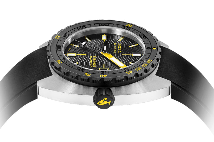Doxa SUB 300 Beta Ceramic Steel Divingstar Rubber Black Watch