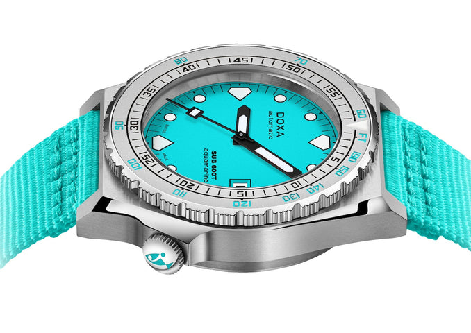 Doxa SUB 600T Aquamarine Nato Watch product image