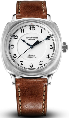 Duckworth Prestex Watch Bolton Verimatic Brown Leather D703-02B