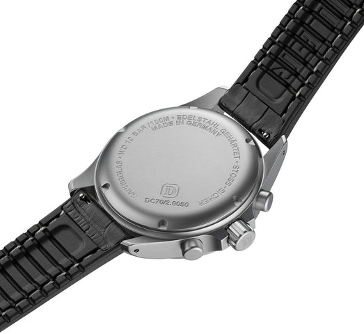 Damasko Watch DC70/2 Leather With Black White Stitch Pin Buckle