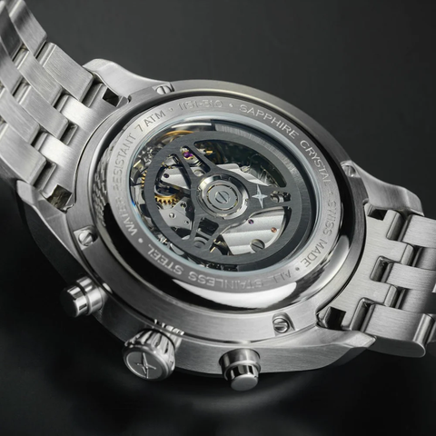 Davosa Newton Pilot Rally Blue Bracelet Limited Edition Watch product detail view