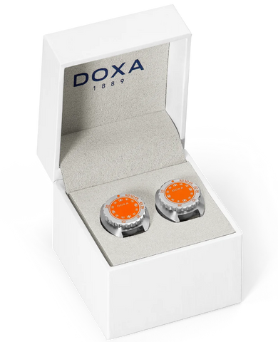 Doxa Cufflinks SUB Professional Orange