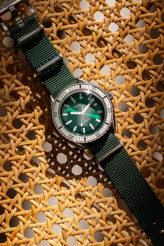 Doxa Sub 200 Sea Emerald Green Nato Watch product image