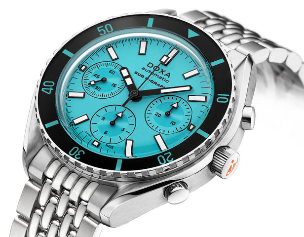 Doxa SUB 200 C-Graph Aquamarine Bracelet Watch product image