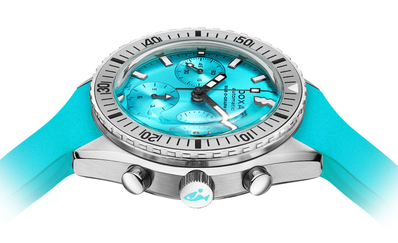 Doxa Sub 200 C-Graph II Aquamarine Rubber Watch product image