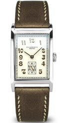 Duckworth Prestex Watch Centenary Centenary Cream Brown Leather D803-06-B