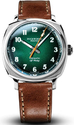 Duckworth Prestex Watch Verimatic Green Fume Vintage Tan Leather D891-04-B