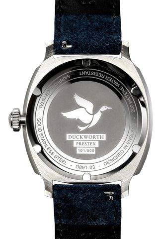 Duckworth Prestex Verimatic Green Fume Vintage Tan Leather Watch