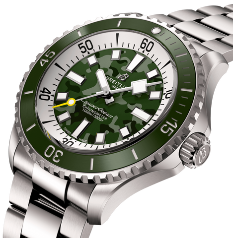 Breitling Superocean Automatic 46 Super Diver Green Watch