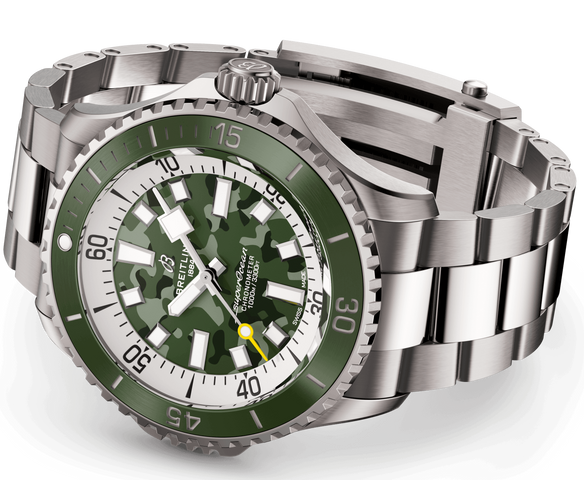 Breitling Superocean Automatic 46 Super Diver Green Watch