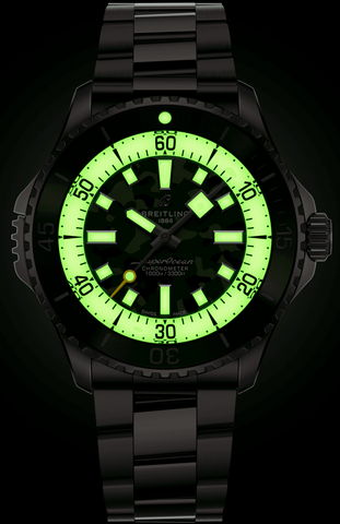 Breitling Superocean Automatic 46 Super Diver Green Watch