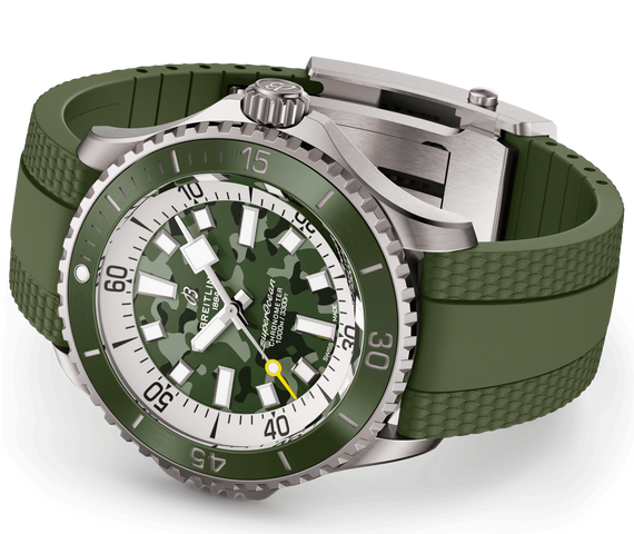 Breitling Superocean Automatic 46 Super Diver Green Watch
