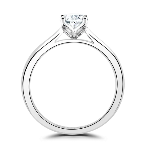 Platinum 1ct Oval Cut Laboratory Grown Diamond Solitaire