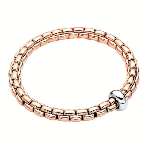 Eka Anniversario 18ct Rose and White Gold Bracelet, 707B.