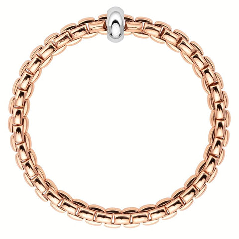 Eka Anniversario 18ct Rose and White Gold Bracelet, 707B.