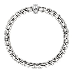 Eka Anniversario 18ct White Gold 0.13ct Diamond Bracelet, 707B/BBR.