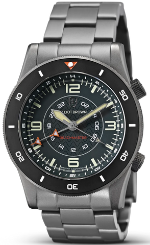 Elliot Brown Watch Beachmaster Nivo Gunmetal Grey PVD Bracelet 0H0-623-B13
