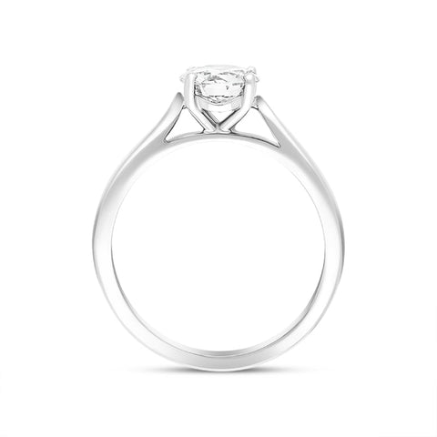 Platinum 1.02ct Diamond Brilliant Cut Solitaire Ring