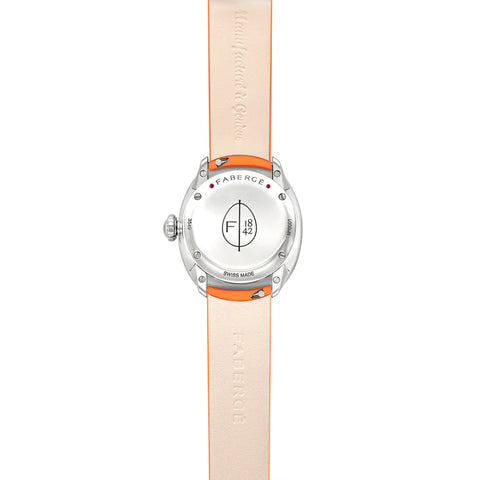 Faberge Colours of Love Eggsistence Orange Watch