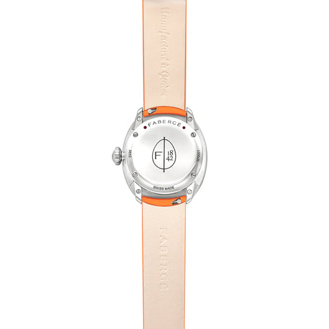 Faberge Colours of Love Eggsistence Orange Sapphire Watch