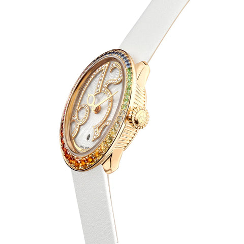 Faberge Colours of Love Eggsistence Rainbow Gemstone Watch