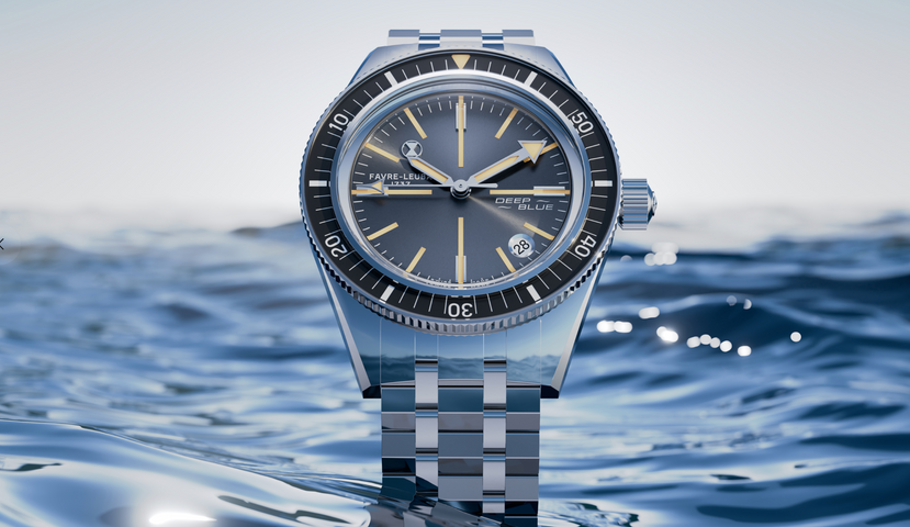 Favre Leuba Deep Blue Revival Watch