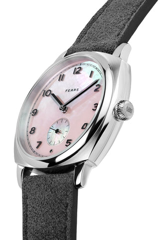 Fears Brunswick 38 Orchid Alcantara Watch