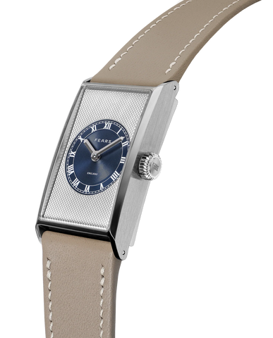 Fears Arnos Pewter Blue Watch