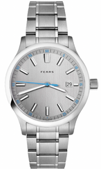 Fears Watch Redcliff 39.5 Date Pewter Grey BS139.510.044.123