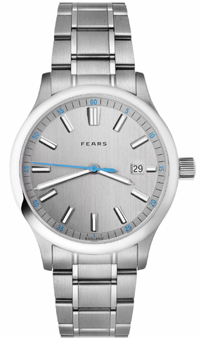 Fears Watch Redcliff 39.5 Date Pewter Grey BS139.510.044.123