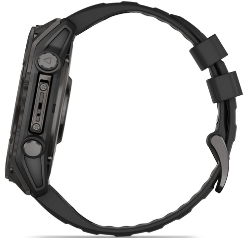 Garmin Fenix 8 51mm Sapphire AMOLED Carbon Grey DLC Titanium Black Watch