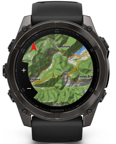 Garmin Fenix 8 51mm Sapphire AMOLED Carbon Grey DLC Titanium Black Watch
