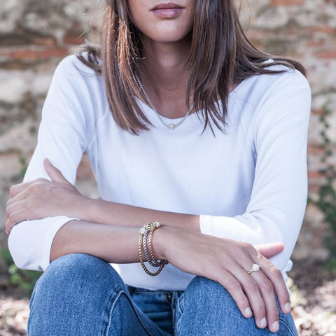 Fope Eka Tiny 18ct White Gold 0.25ct Diamond Bracelet, 738B/BBR.