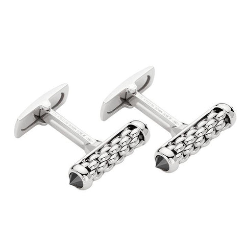 Fope Essentials 18ct White Gold Diamond Cufflinks G04/BBRN