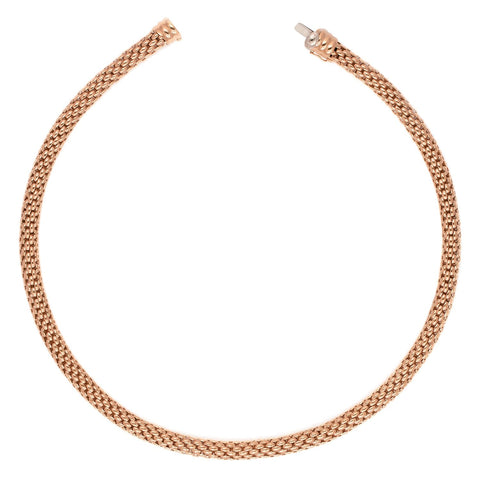 Fope Flex'It Love Nest 18ct Rose Gold Kaleida Necklace 450C