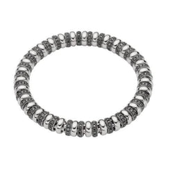 Fope Flex'it Solo 18ct White Gold 3.05ct Black Diamond Bracelet, 629B/BBR2.
