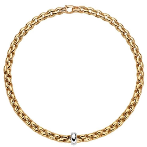 Fope Eka 18ct Yellow Gold Necklace, 607B.