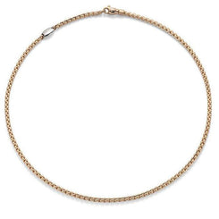 Fope Eka Tiny 18ct Rose Gold Necklace, 730C.