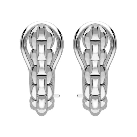 Fope Eka Tiny 18ct White Gold Hoop Earrings OR730