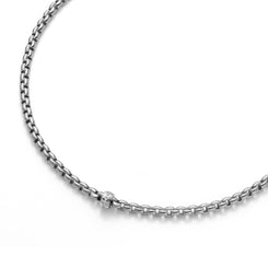 Fope Flex'It Eka 18ct White Gold Diamond Necklace. 704C BBR.