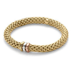 Fope Flex'It Love Nest 18ct Yellow Gold Bracelet, 451B.