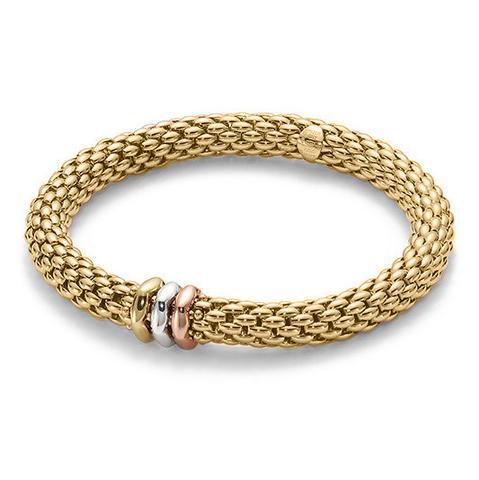 Fope Flex'It Love Nest 18ct Yellow Gold Bracelet, 451B.
