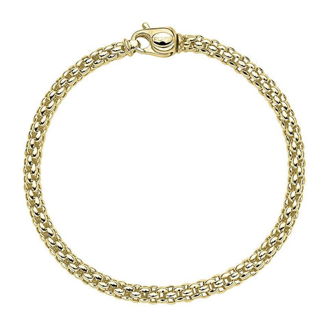 Fope Unica 18ct Yellow Gold Weave Bracelet, 610B.