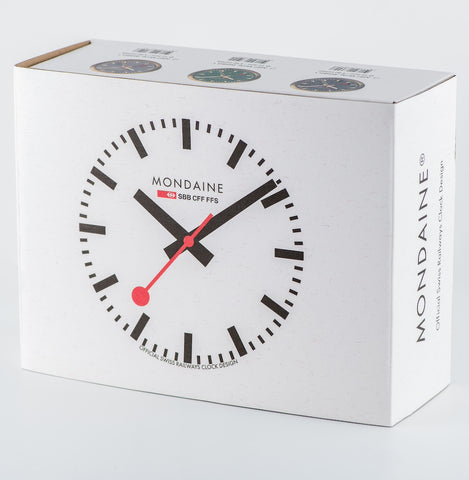 Mondaine Clock Alarm Good Gray Watch