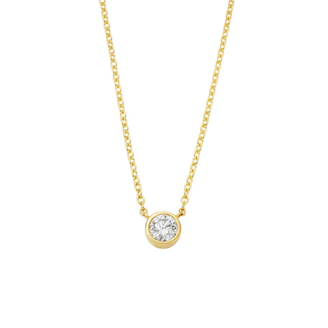Clogau Celebration 9ct Yellow Gold 0.5ct Lab Grown Diamond Necklace