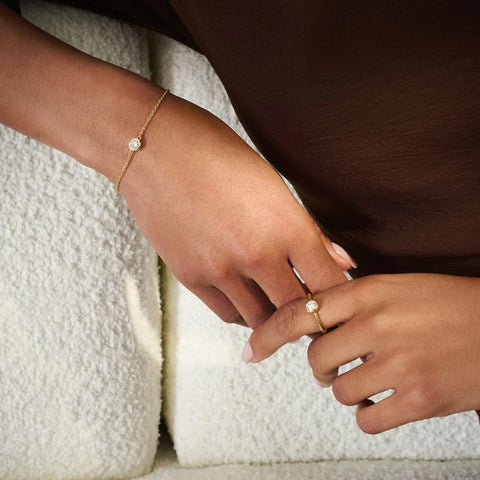 Clogau Celebration 9ct Yellow Gold 0.5ct Lab Grown Diamond Bracelet