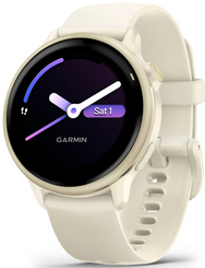 Garmin Vivoactive 6 Lunar Gold Bone Band Watch 010-02985-01