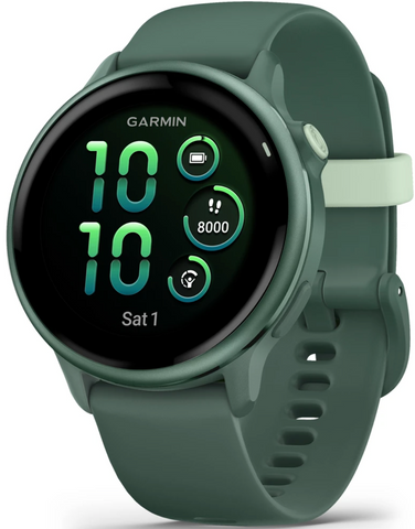 Garmin Vivoactive 6 Metallic Jasper Green Watch 010-02985-02