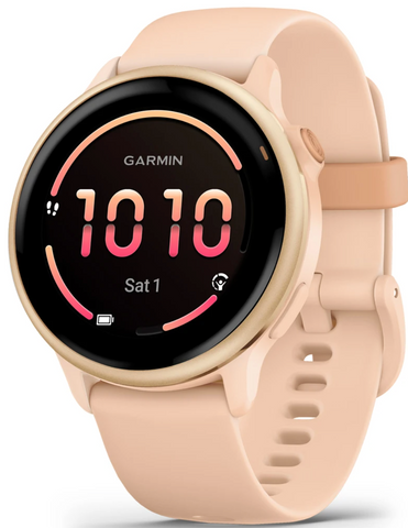 Garmin Vivoactive 6 Metallic Pink Dawn Watch 010-02985-03
